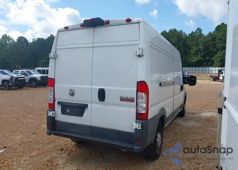 2018 Ram Promaster 2500 High Roof 159 Wb from USA, damaged, VIN 3C6TRVDG4JE148949